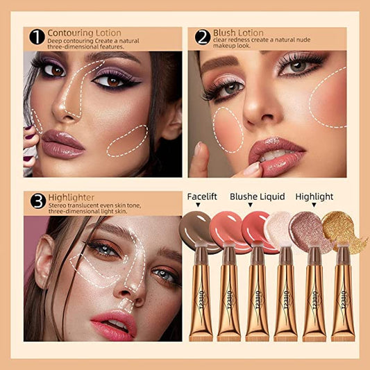 Blush Dreams Contour Beauty Wand, Liquid Face Concealer Highlighter (H2))