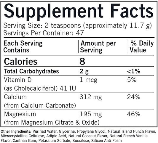 Calcium Magnesium Liquid 16oz *