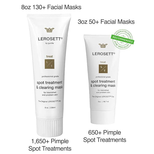 Lerosett facial clay for acne,