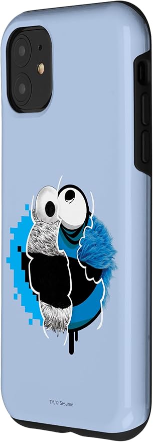 iPhone 11 Sesame Street Split Cookie Monster Case