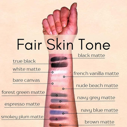 Espresso Coffee Chocolate Chestnut Cocoa Brown Matte Opaque Pressed Powder Single Vegan Eyeshadow; Talc, Paraben & Cruelty Free