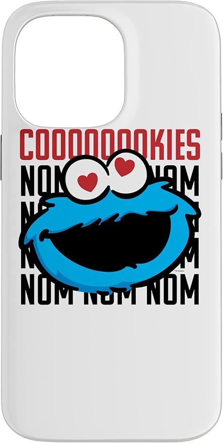 iPhone 14 Pro Max Sesame Street Cookie Monster Coooooookies Case