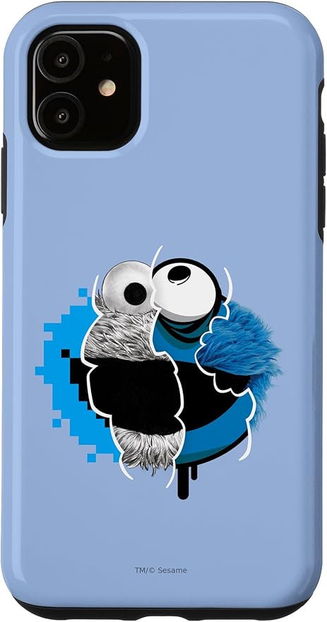 iPhone 11 Sesame Street Split Cookie Monster Case