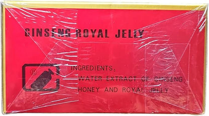 Royal King Deluxe Ginseng Royal Jelly Oral Liquid 60 Vials