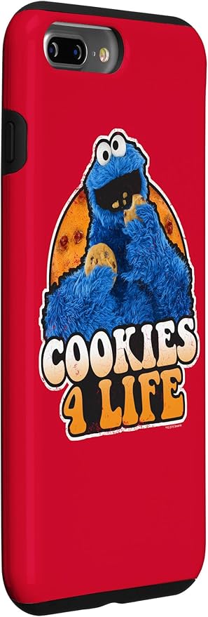 iPhone 7 Plus/8 Plus Sesame Street Cookie Monster Cookies 4 Life Case
