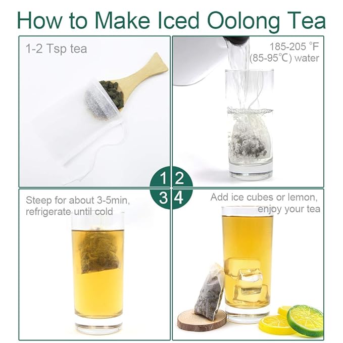 FullChea - Ginseng Oolong Tea - Oolong Tea Loose Leaf - Imperial Ginseng Tea - Natural Ren Shen with Unique Aroma and Taste 4oz / 113g