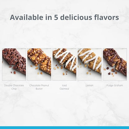 HMR Bar, Variety Pack of Protein Bars | Nutritious Snack to Support Weight Maintenance | Low Calorie Dessert | 10g of Protein | 5 Assorted Flavors, 24 Count