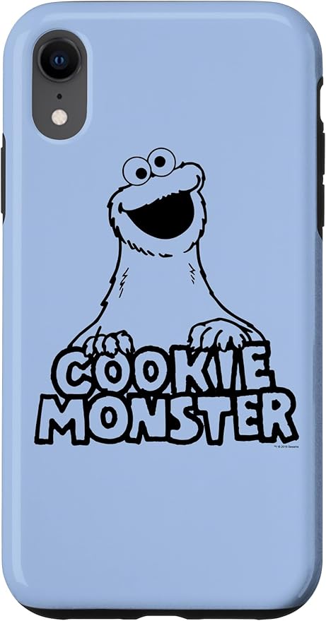 iPhone XR Sesame Street Vintage Cookie Monster Case
