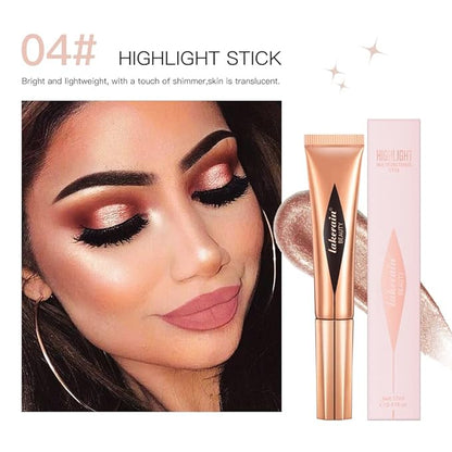 Liquid Contour Beauty Wand, Highlighter and Bronzer Stick Matte Finish