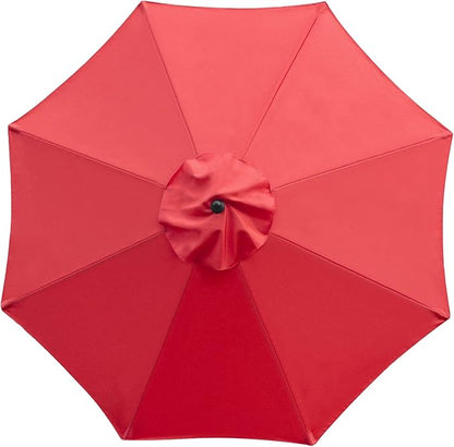 Sunnyglade 9ft Patio Umbrella Replacement Canopy Market Umbrella Top Outdoor Umbrella Canopy with 8 Ribs