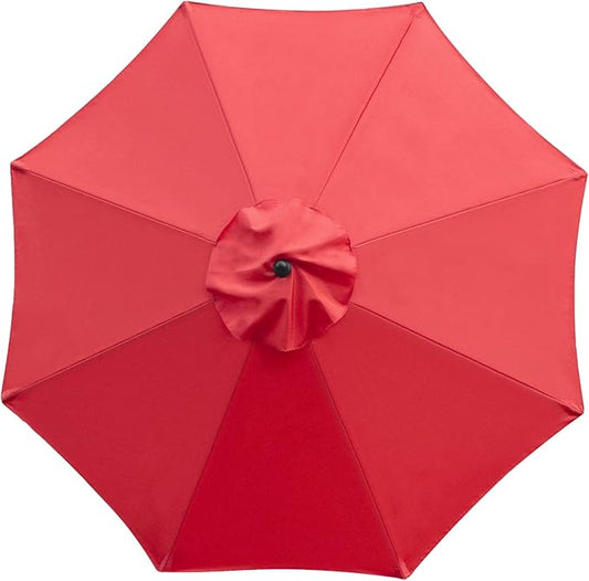 Sunnyglade 9ft Patio Umbrella Replacement Canopy Market Umbrella Top Outdoor Umbrella Canopy with 8 Ribs
