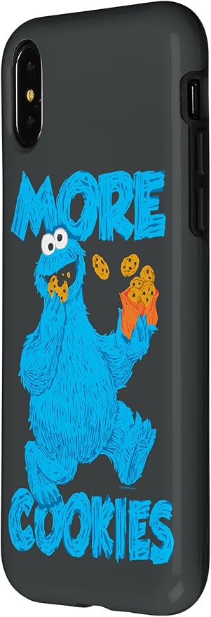 iPhone X/XS Sesame Street Cookie Monster More Cookies Case