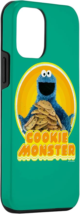 iPhone 12 mini Sesame Street Cookie Monster Iron On Case