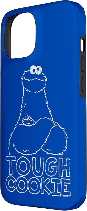 iPhone 15 Sesame Street Cookie Monster Tough Cookie Case