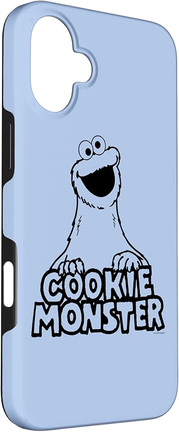 iPhone 16 Plus Sesame Street Vintage Cookie Monster Case