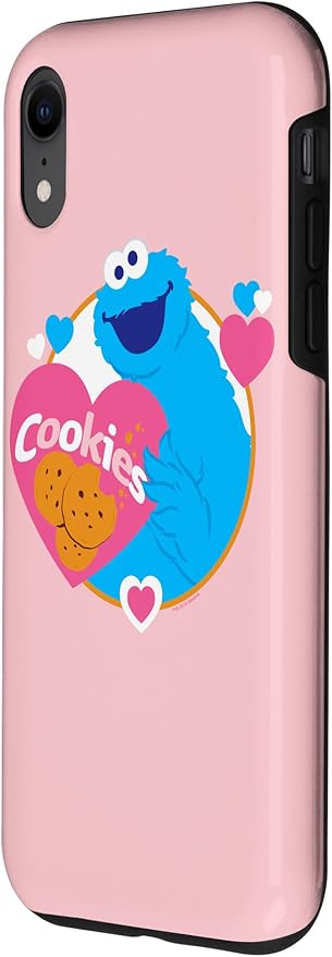 iPhone XR Sesame Street Cookie Monster Love Cookies Case
