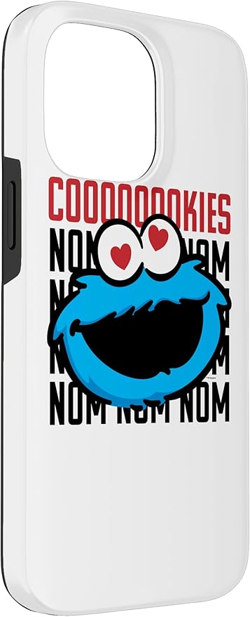 iPhone 14 Pro Max Sesame Street Cookie Monster Coooooookies Case