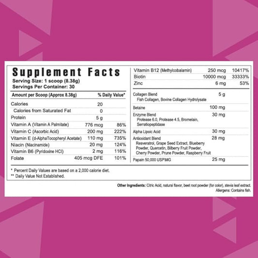 Youngevity Collagen Peptides - Hair, Skin & Nails Support - Powder Drink