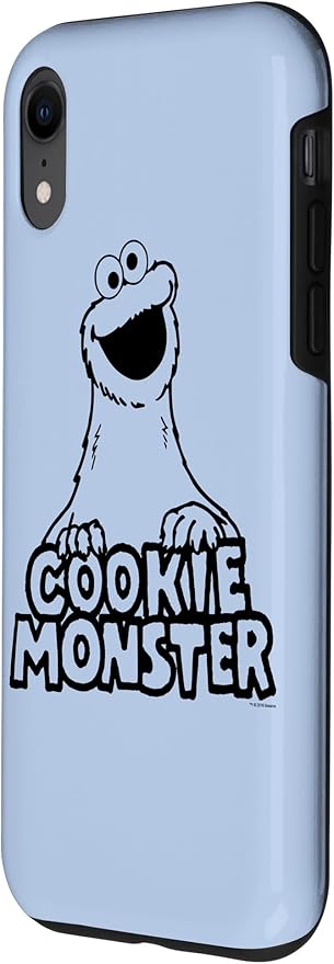 iPhone XR Sesame Street Vintage Cookie Monster Case