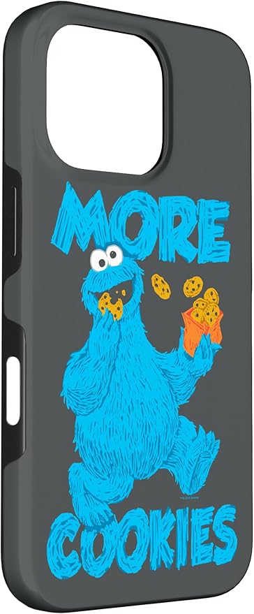 iPhone 16 Pro Sesame Street Cookie Monster More Cookies Case