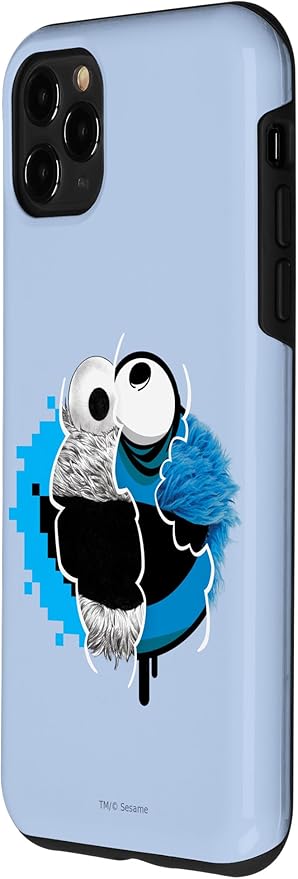 iPhone 11 Pro Max Sesame Street Split Cookie Monster Case