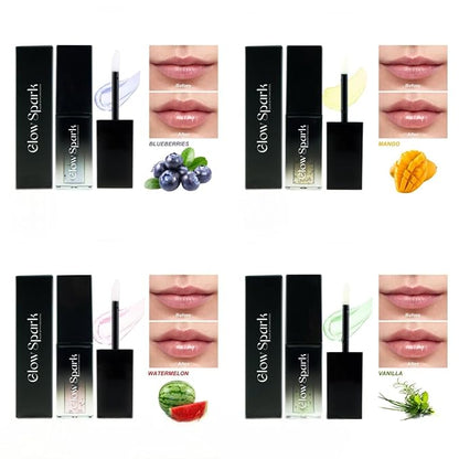 Lip Glow Oil for Radiant, Fuller Lips. Luxurious Hydration & All-Day Moisture for Lip Elegance (Cherry)