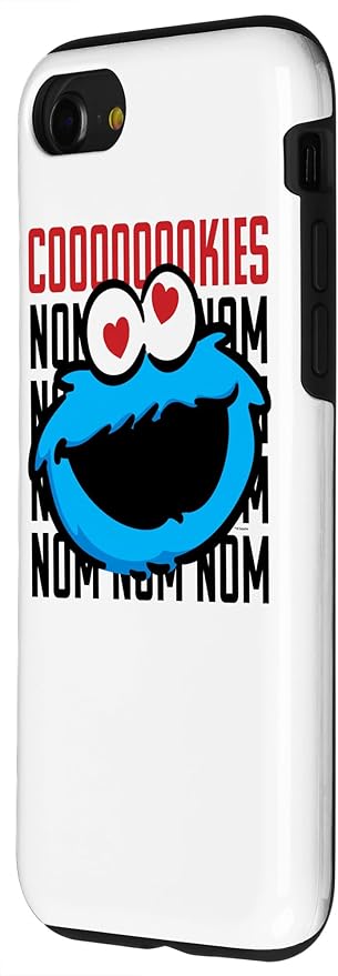 iPhone SE (2020) / 7 / 8 Sesame Street Cookie Monster Coooooookies Case