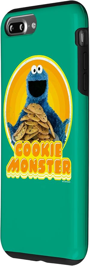 iPhone 7 Plus/8 Plus Sesame Street Cookie Monster Iron On Case