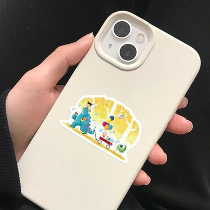 50pcs Monsters Inc Stickers, Cartoon Comedy Vinyl Sticker Decals, Stickers for Laptop, Water Bottle, Stickers for Kids, Toddlers, Teens