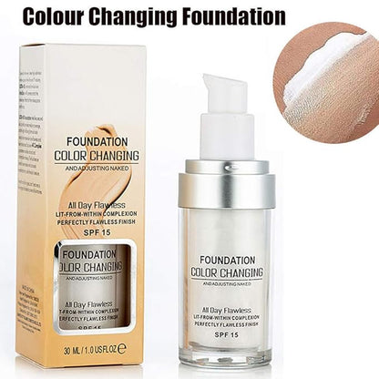 TLM Concealer Cover Cream, Flawless Colour Changing Foundation Face