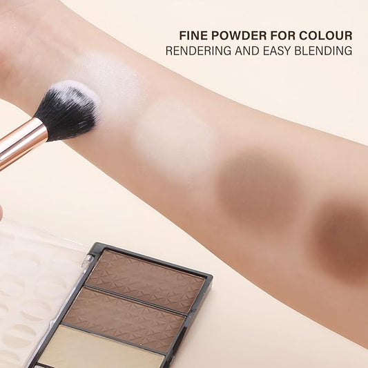 Contour Highlighter Blush Powder Makeup Palette, 4 Colors