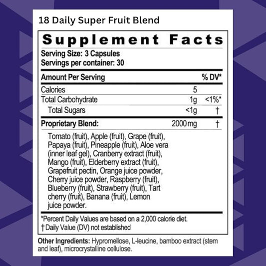 Youngevity 18 Daily Super Fruit Blend & 20 Daily Super Veggie Blend