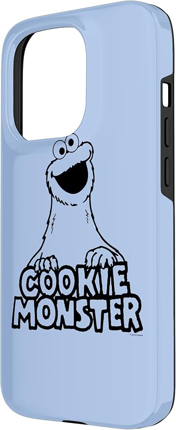 iPhone 15 Pro Sesame Street Vintage Cookie Monster Case