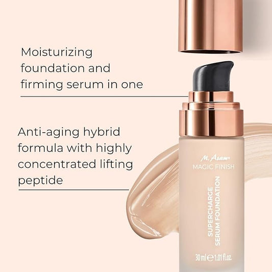 M. Asam MAGIC FINISH Supercharge Serum Foundation Soft 1.01 Fl Oz
