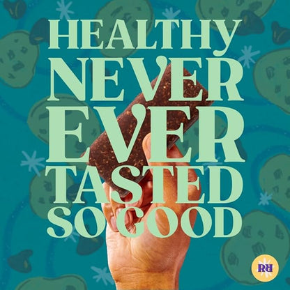 Raw Rev Vegan Protein Bars- Chocolate Chip Cookie Dough, 12 bars, Non-GMO, Plastic-Neutral, Nothing Artificial, Glo Formula, Gluten-Free, Keto-Friendly, Paleo, Kosher, No Sugar Alcohols, No Stevia.