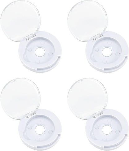 4 Pack Empty Eyeshadow Holder Case Round Magnetic