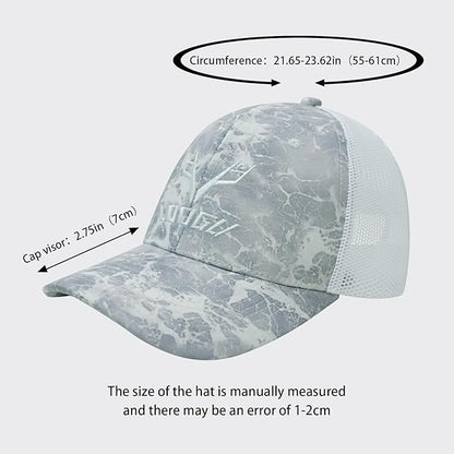 LOOGU Fishing Hat Mesh Back for Men Women Adjustable Baseball Trucker Cap Snapback Hats