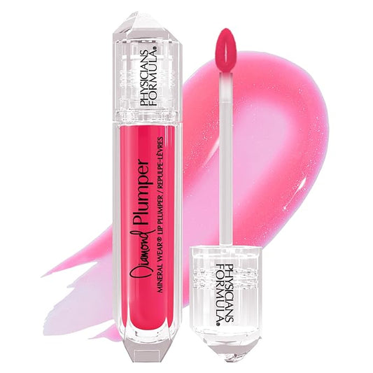 Physicians Formula Mineral Wear Diamond Lip Plumper Gloss Pink Radiant Cut & Brilliant Berry Diamond