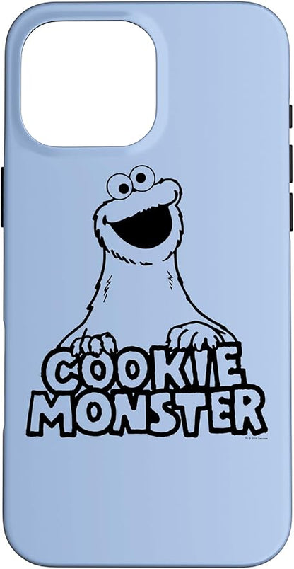 iPhone 16 Pro Max Sesame Street Vintage Cookie Monster Case