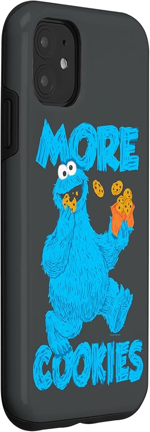 iPhone 11 Sesame Street Cookie Monster More Cookies Case
