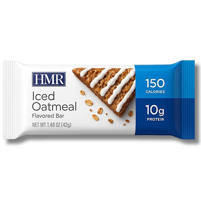 HMR Bright Bites Duo, Lemon & Ice Oatmeal Protein Bar Combo (24 Count) | 10g of Protein, Low Calorie | Nutritious Snack to Support Weight Maintenance