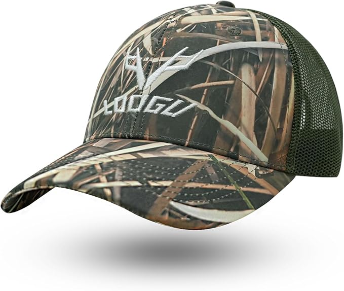 LOOGU Fishing Hat Mesh Back for Men Women Adjustable Baseball Trucker Cap Snapback Hats