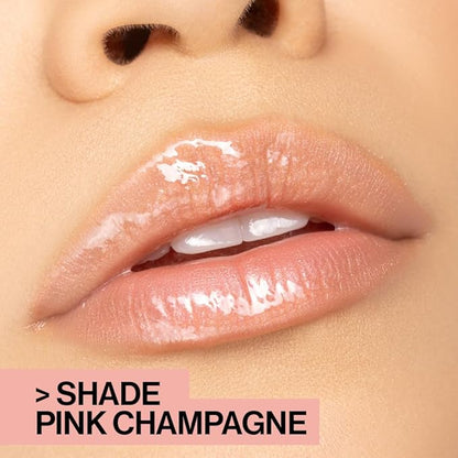 wet n wild MegaSlicks Lip Gloss, Ultra-Glossy, Vitamin-E Enriched, Ultra-Gloss High Shine Moisturizing, Cruelty-Free & Vegan - My Cherry Amour