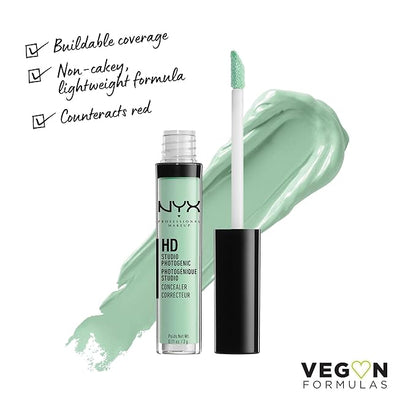 NYX PROFESSIONAL MAKEUP HD Studio Photogenic Concealer Wand, - Green