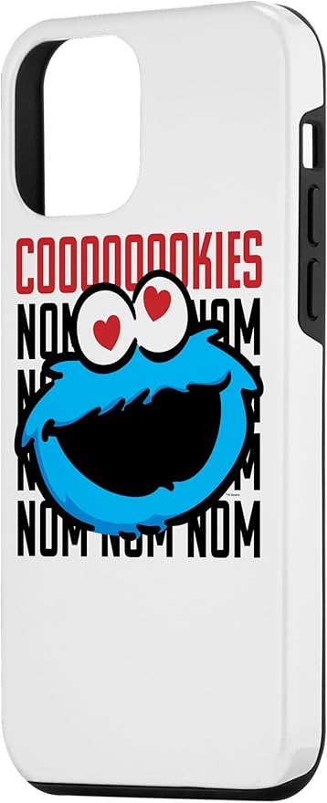 iPhone 12 mini Sesame Street Cookie Monster Coooooookies Case