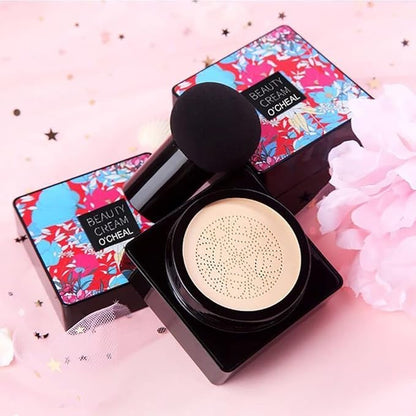 OCHEAL Mushroom Head Air Cushion BB Cream Foundation Compact Ivory