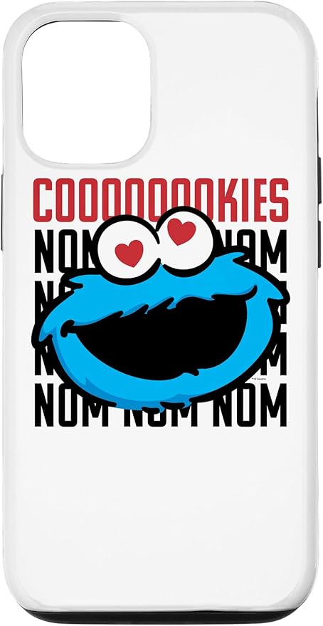 iPhone 12/12 Pro Sesame Street Cookie Monster Coooooookies Case