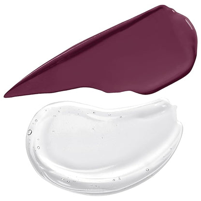 NYX PROFESSIONAL MAKEUP Shine Loud, Long-Lasting Liquid Lipstick with Clear Lip Gloss - Make It Work (Cool-Toned Plum)