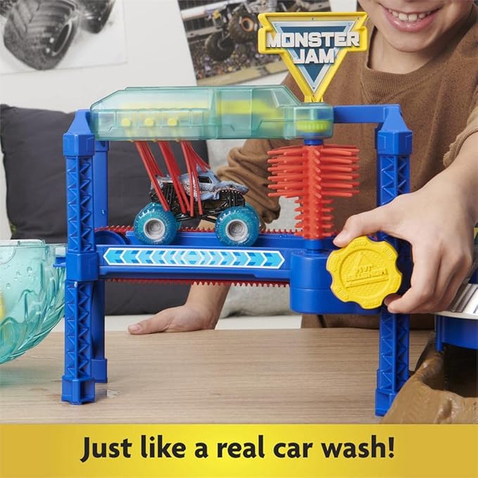 Spin Master 6060160 Monster Jam 1T64 Truck Wash Playset