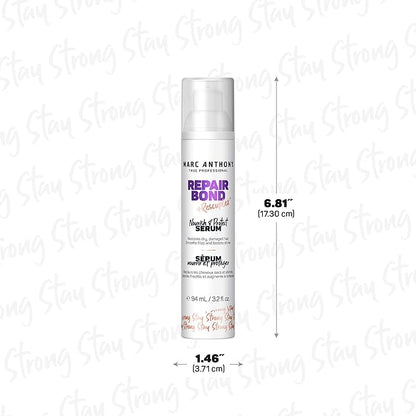 Marc Anthony Hair Serum for Frizzy & Damaged Hair, Repair Bond + Rescuplex Strength & Protect Serum - 3.2 fl oz